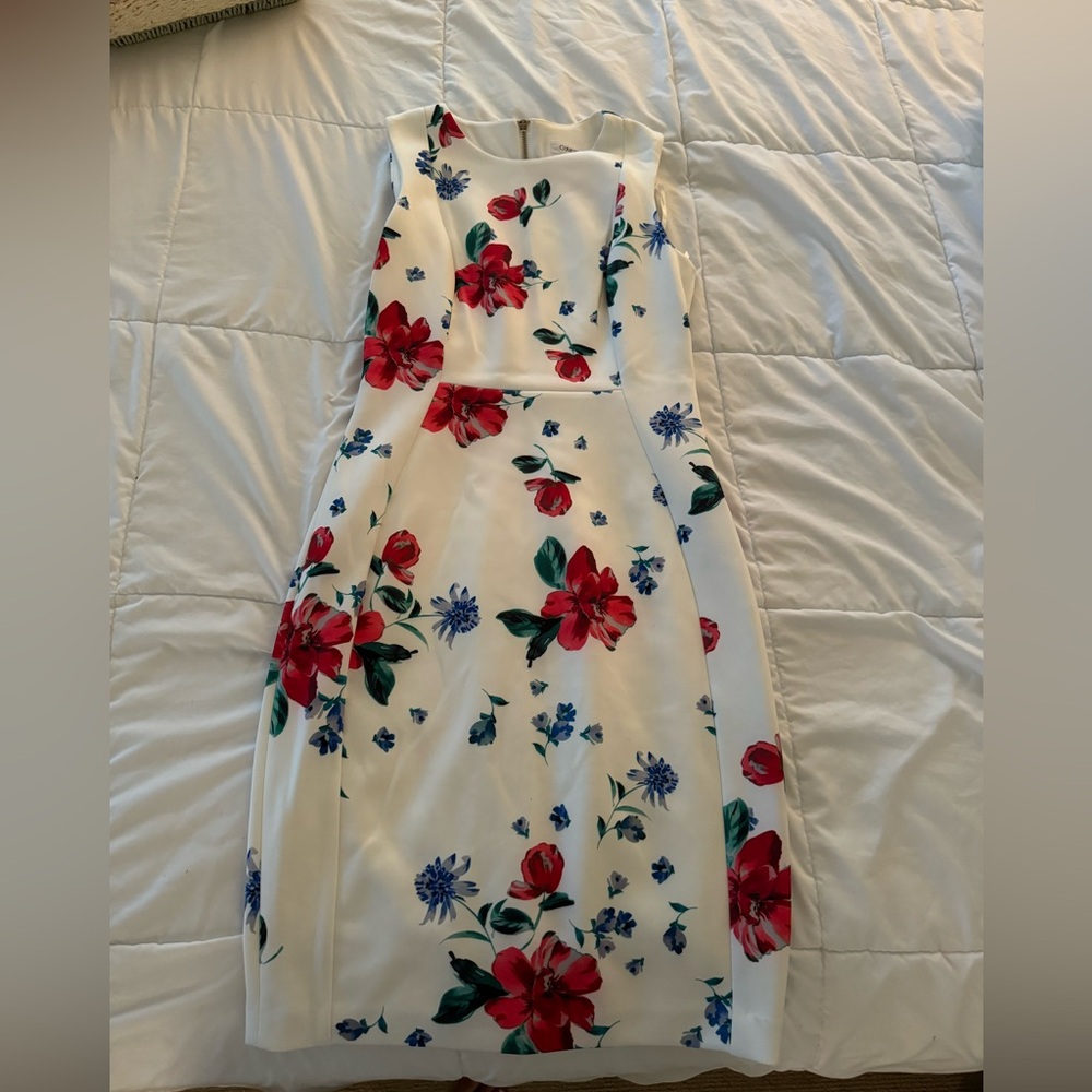 Calvin Klein midi floral dress